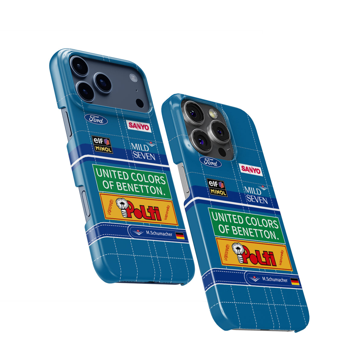 Michael Schumacher 1994 Benetton World Champion Formula 1 racing iPhone case view 2
