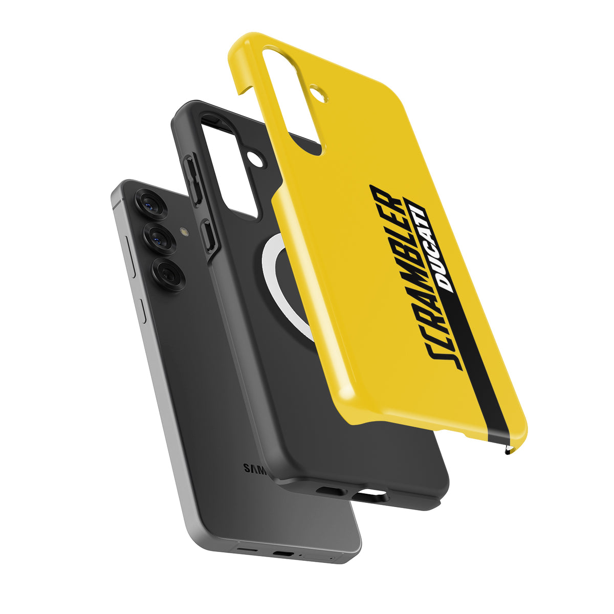 Scrambler Ducati Yellow Livery Phone Case: Style Meets Protection