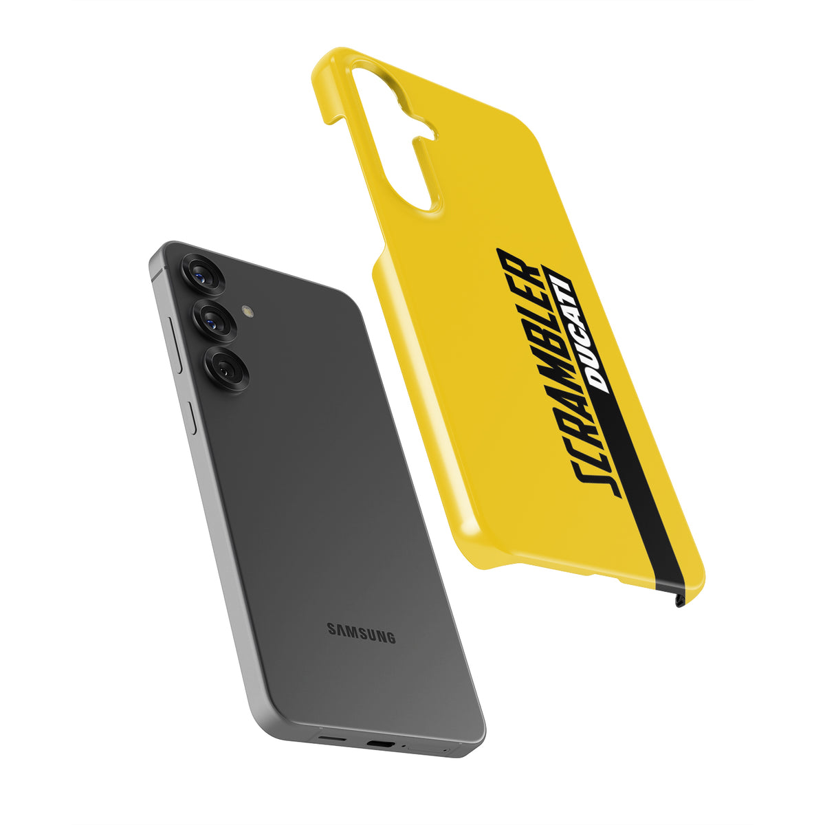 Scrambler Ducati Yellow Livery Phone Case: Style Meets Protection