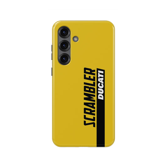 Scrambler Ducati Yellow Livery Phone Case: Style Meets Protection