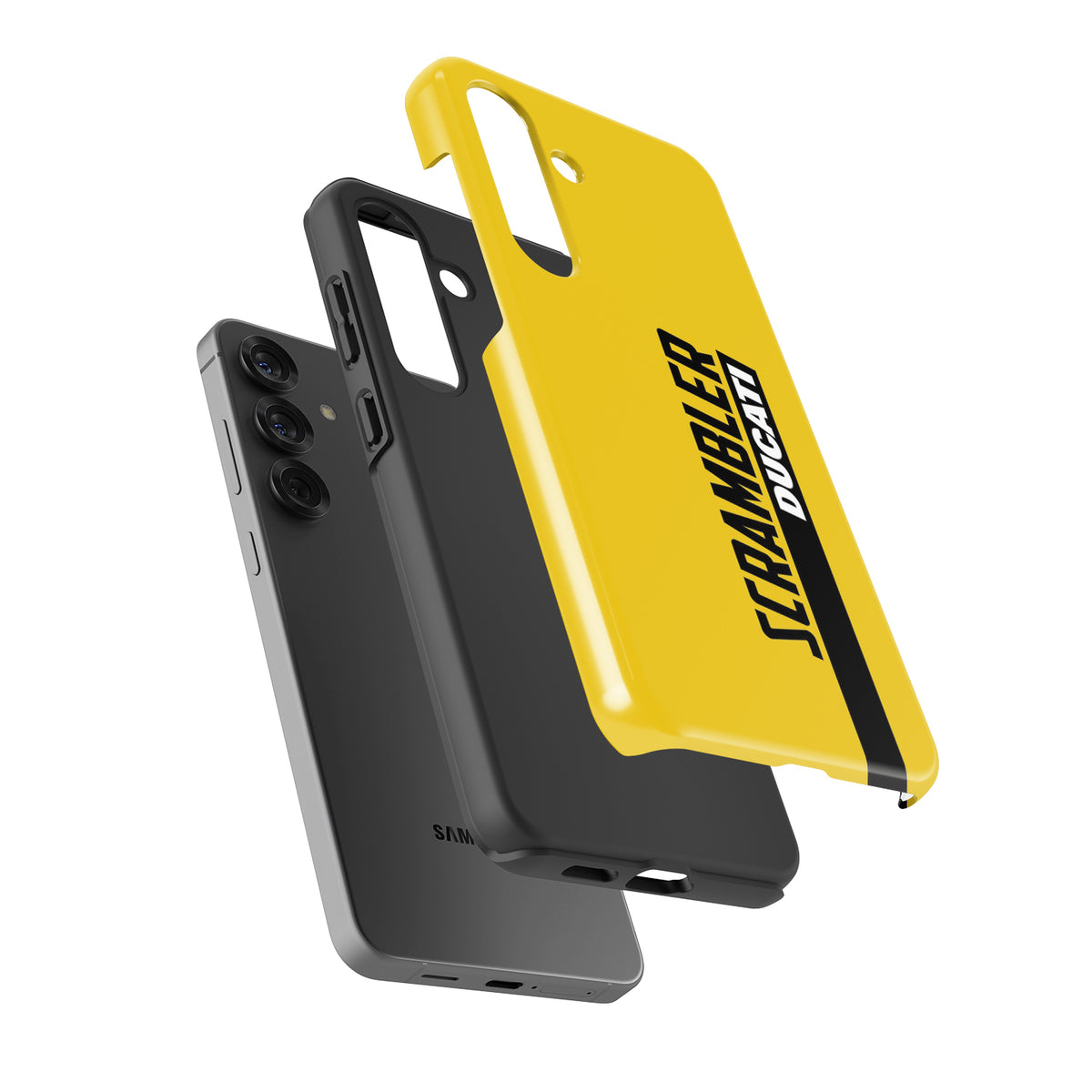 Scrambler Ducati Yellow Livery Phone Case: Style Meets Protection