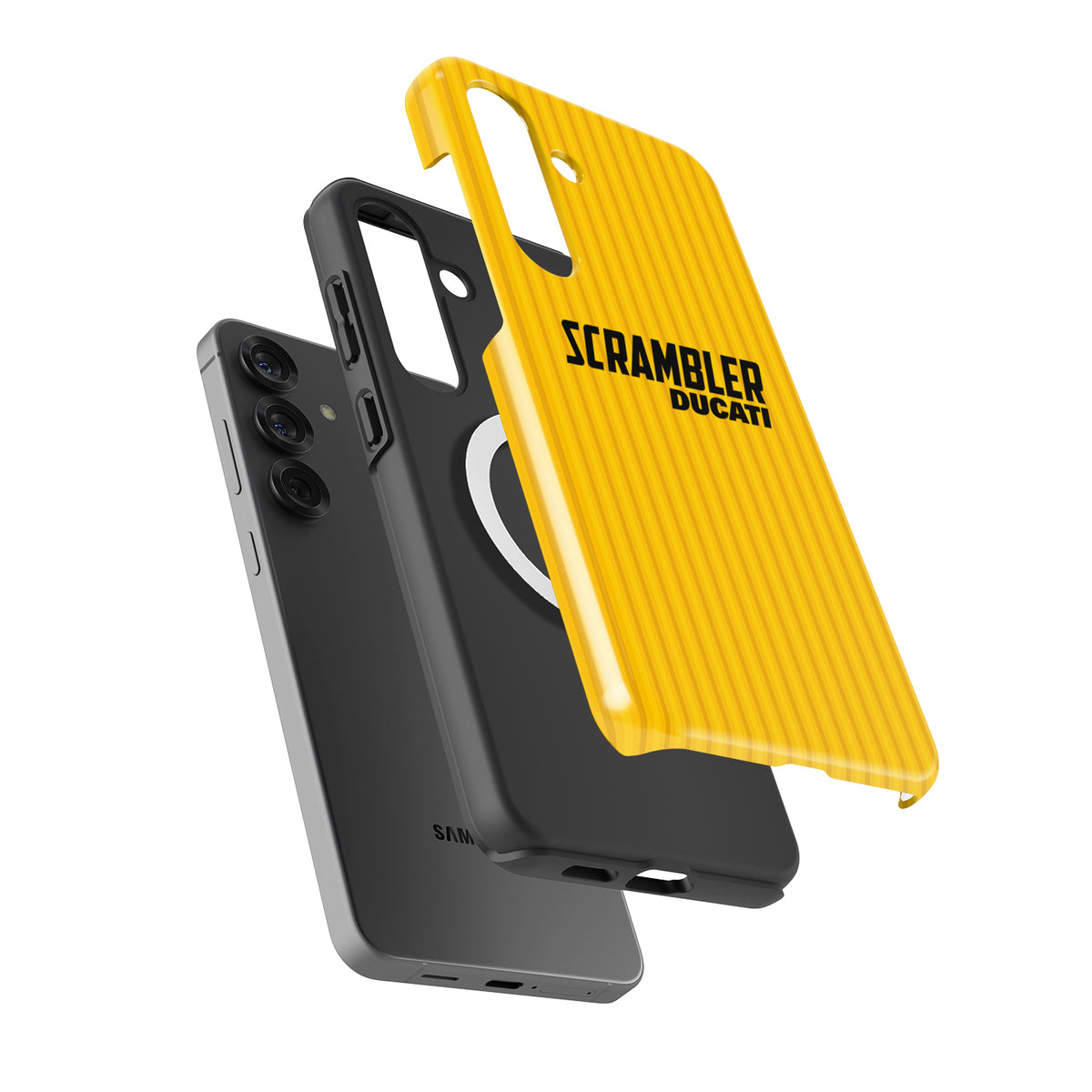 Scrambler Ducati Yellow Livery Phone Case: Sleek Style, Tough Protection
