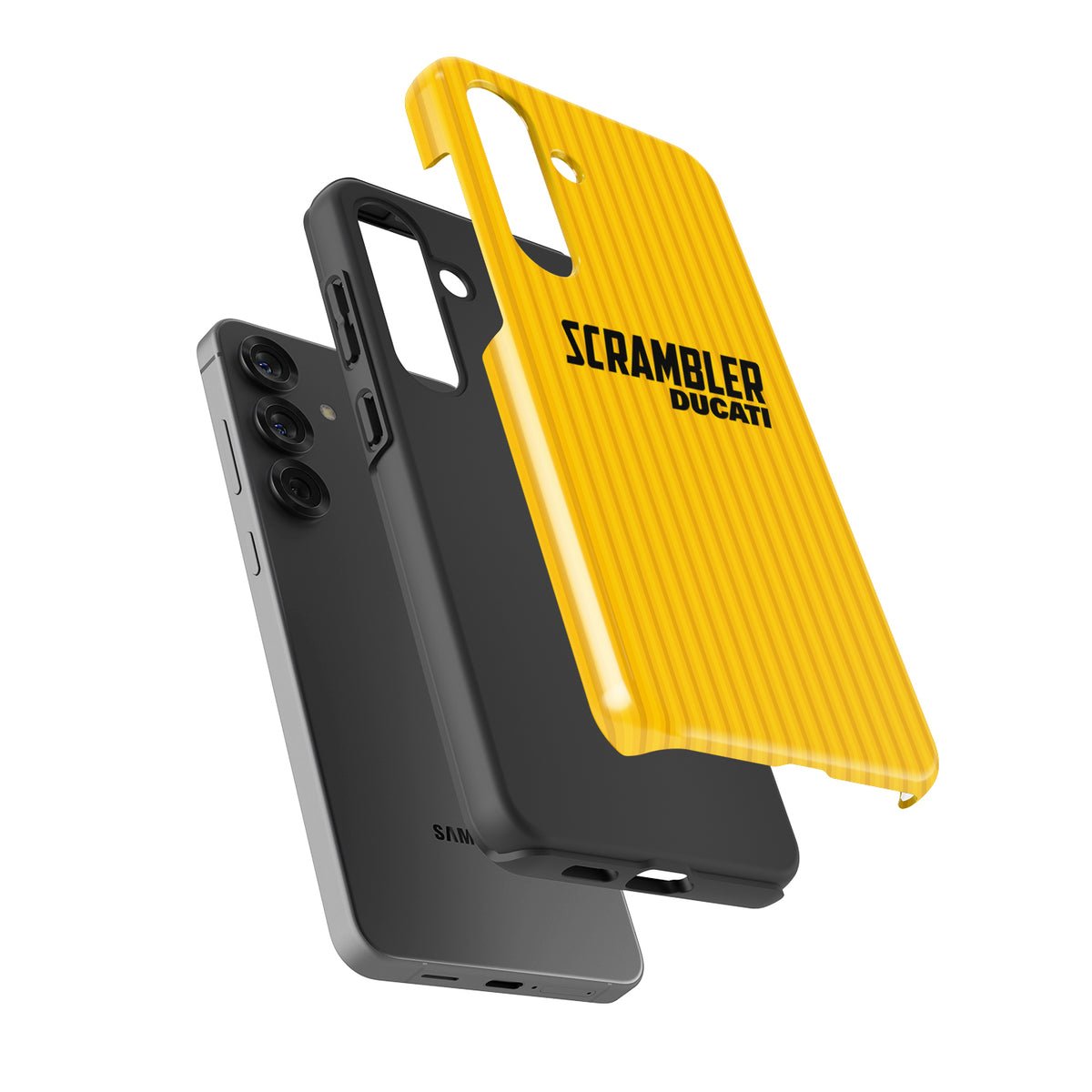 Scrambler Ducati Yellow Livery Phone Case: Sleek Style, Tough Protection
