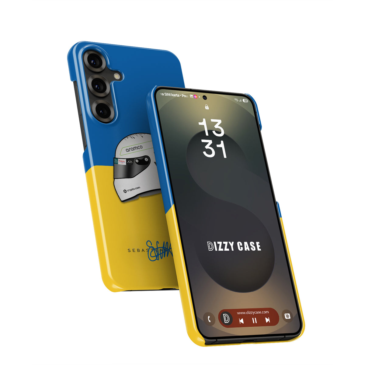 Sebastian Vettel 2022 "No War" Helmet Case - Samsung Galaxy Series