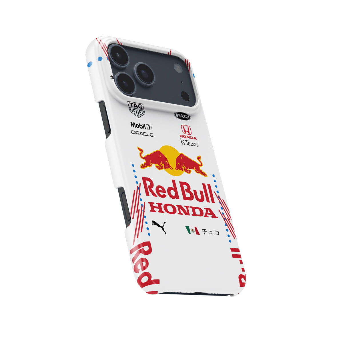 Sergio Perez 2021 Farewell Honda Livery Formula 1 racing iPhone case view 5