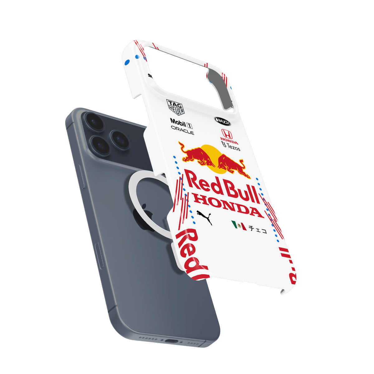 Sergio Perez 2021 Farewell Honda Livery Formula 1 racing iPhone case view 4