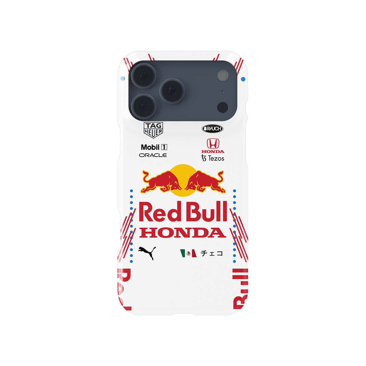 Sergio Perez 2021 Farewell Honda Livery Formula 1 racing iPhone case view 1