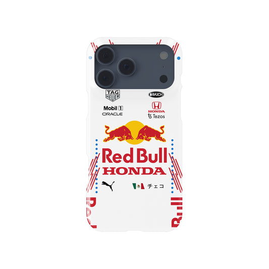 Sergio Perez 2021 Farewell Honda Livery Formula 1 racing iPhone case view 1