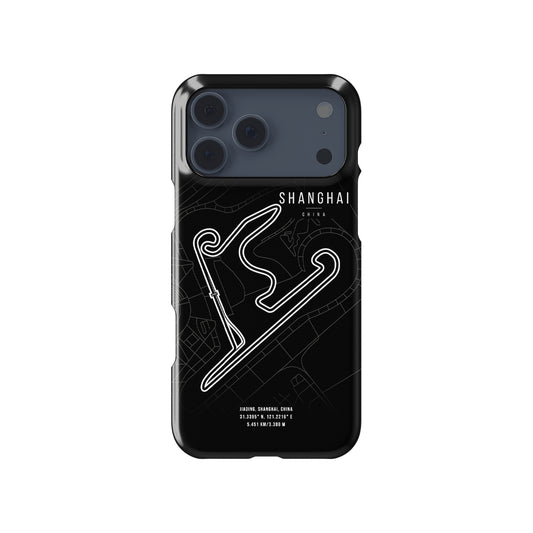 Shanghai F1 Track Grand Prix Formula 1 racing iPhone case view 1