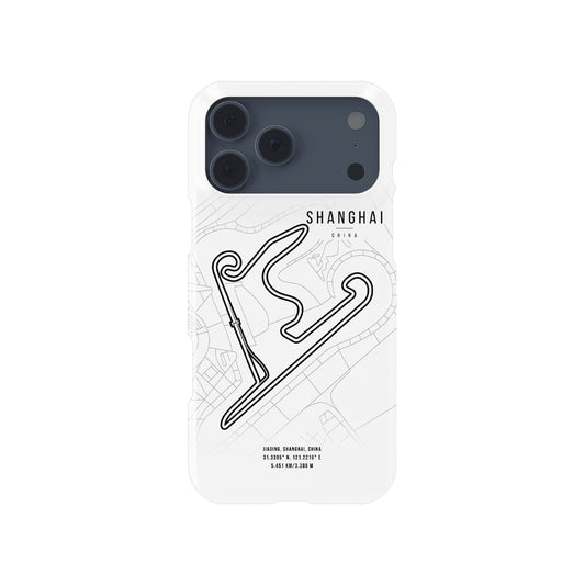 Shanghai F1 Track Map – The Heart of Racing in China Formula 1 racing iPhone case view 1