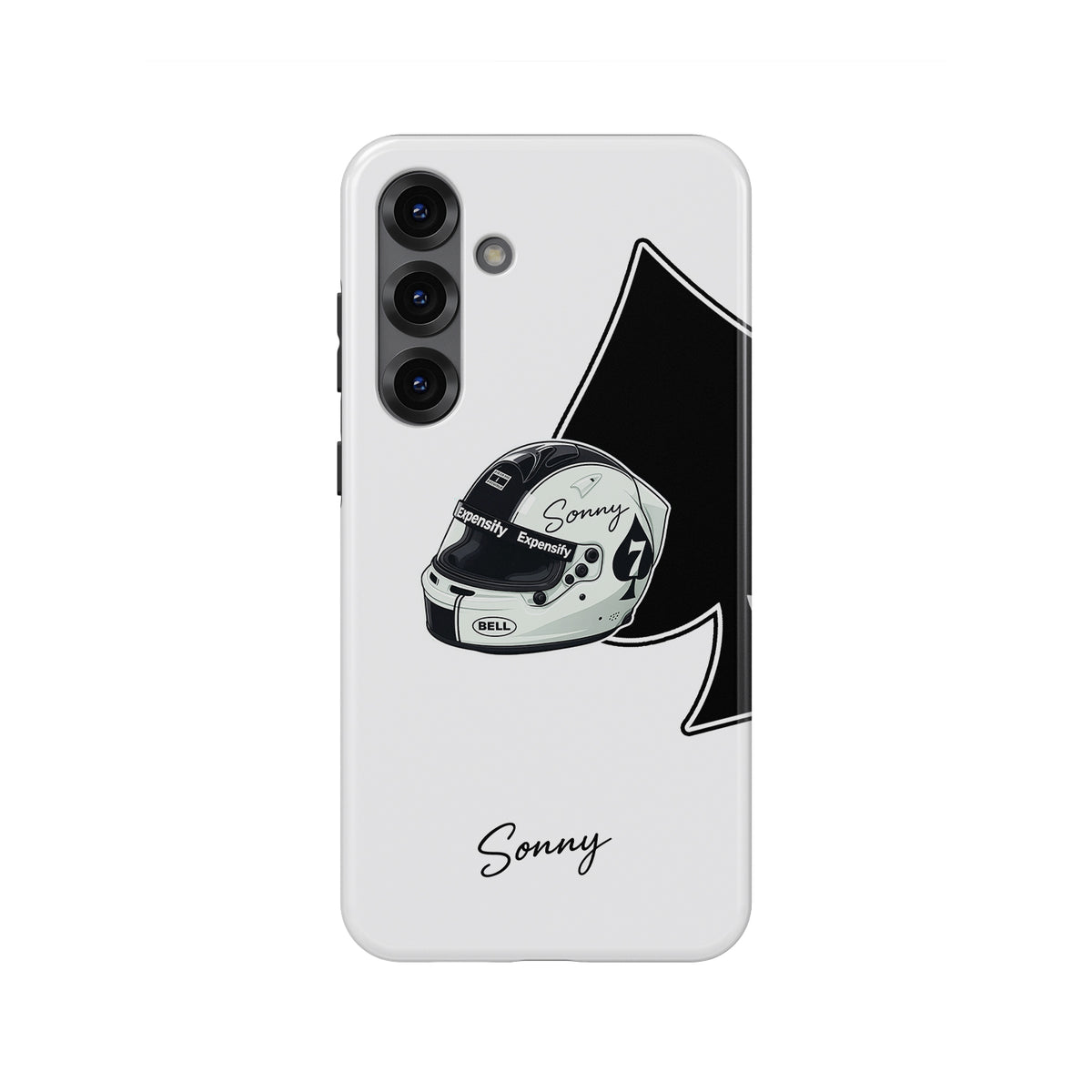 Sonny Hayes “F1: The Movie” Helmet Edition Phone Case – Tribute Design for Samsung Galaxy