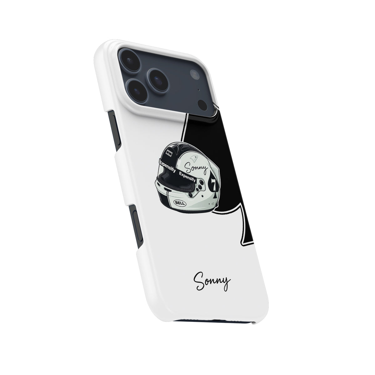 Sonny Hayes “F1: The Movie” Helmet Edition Phone Case – Tribute Design for iPhone