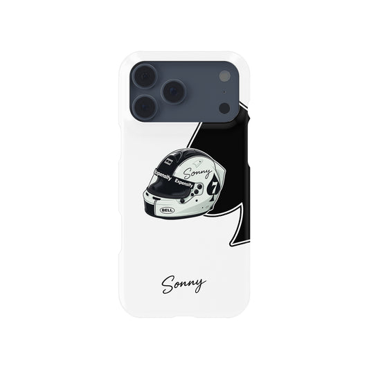 Sonny Hayes “F1: The Movie” Helmet Edition – Tribute Design Formula 1 racing iPhone case view 1