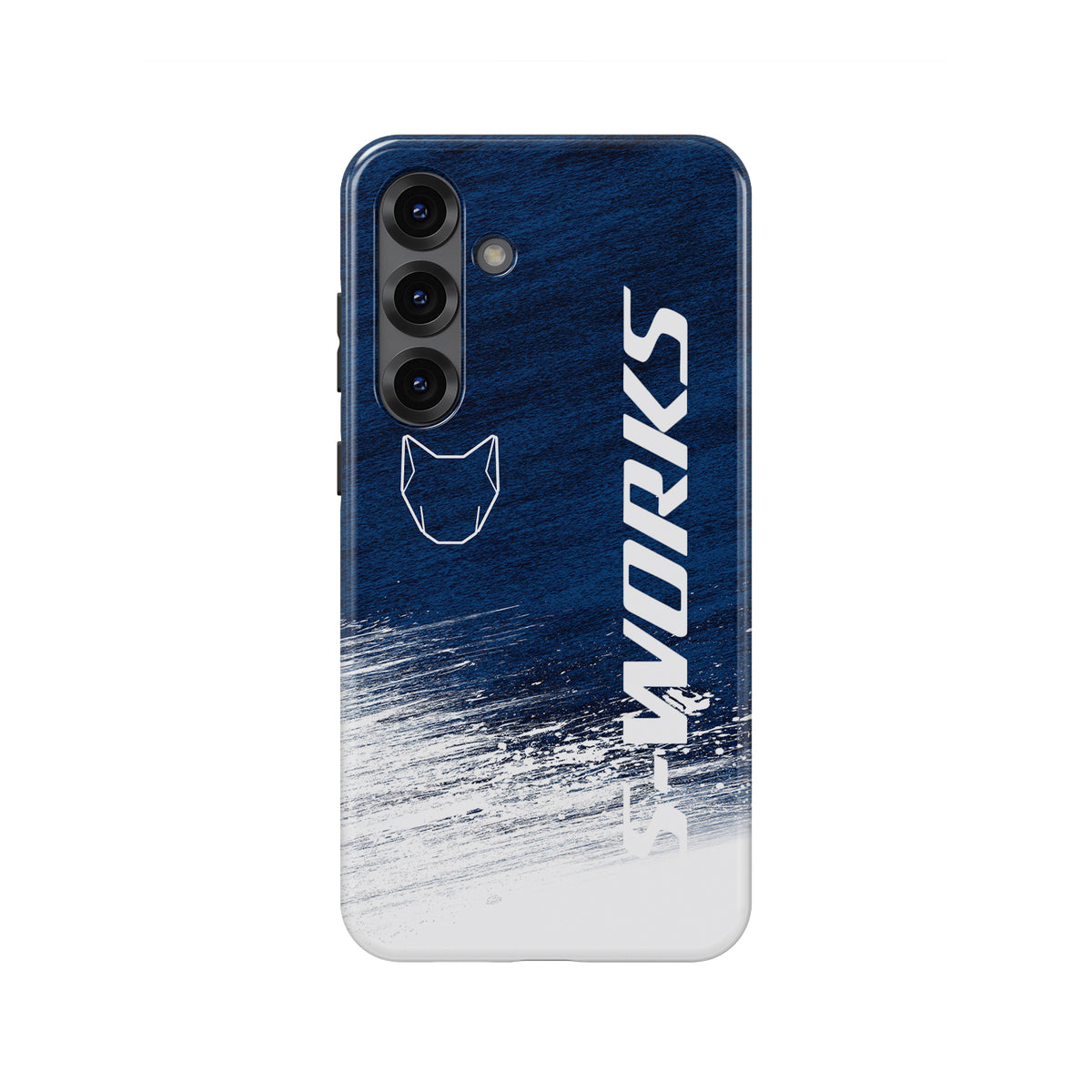 Soudal Quick-Step 2025 Bike Livery Phone Case – Gradient Blue S-Works Design for Samsung