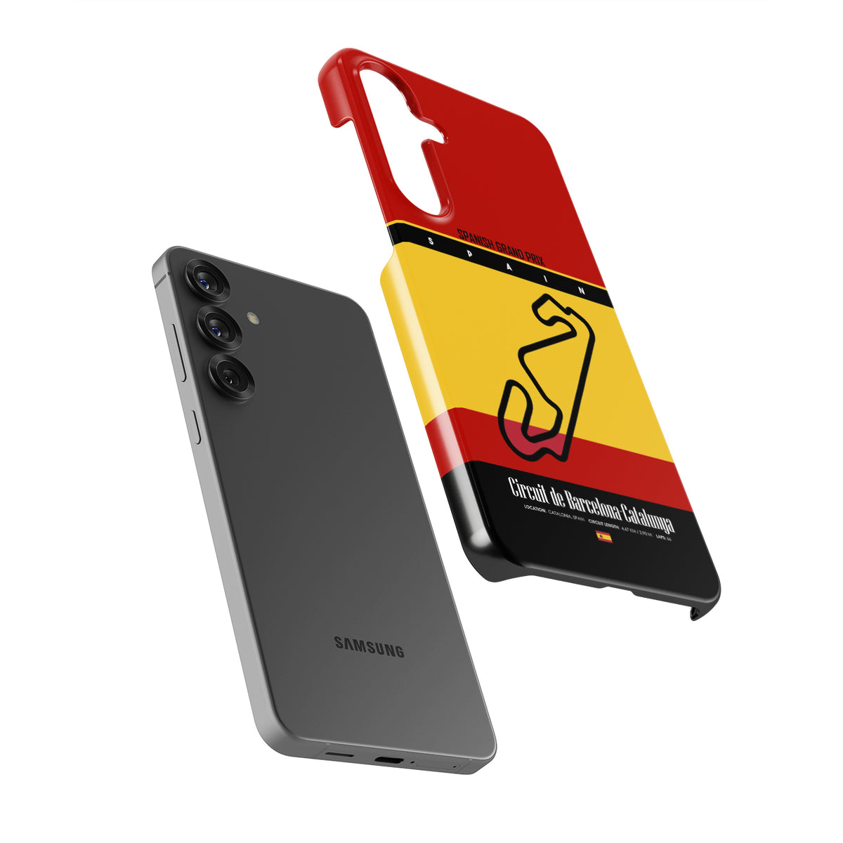 Spanish GP Samsung Case – Circuit de Barcelona-Catalunya Map