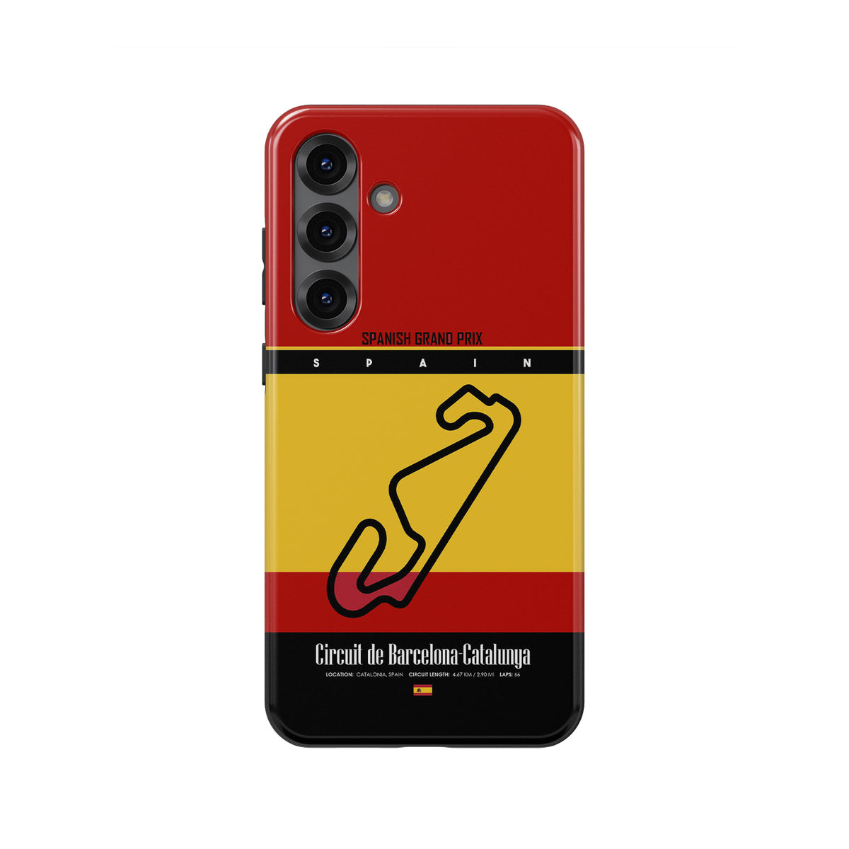Spanish GP Samsung Case – Circuit de Barcelona-Catalunya Map