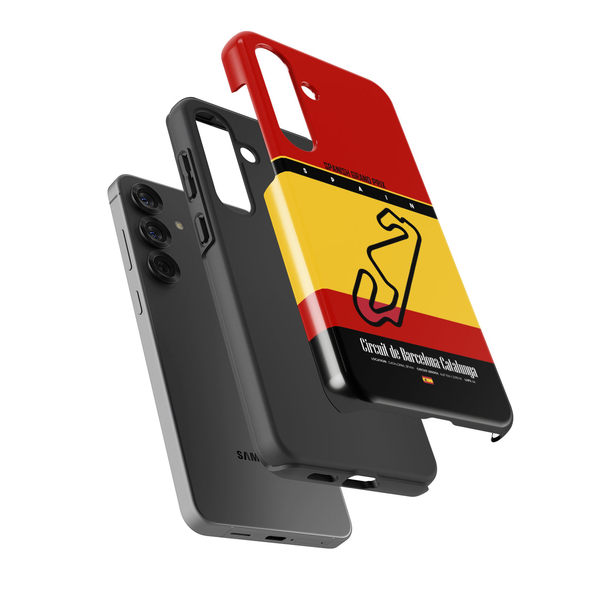 Spanish GP Samsung Case – Circuit de Barcelona-Catalunya Map