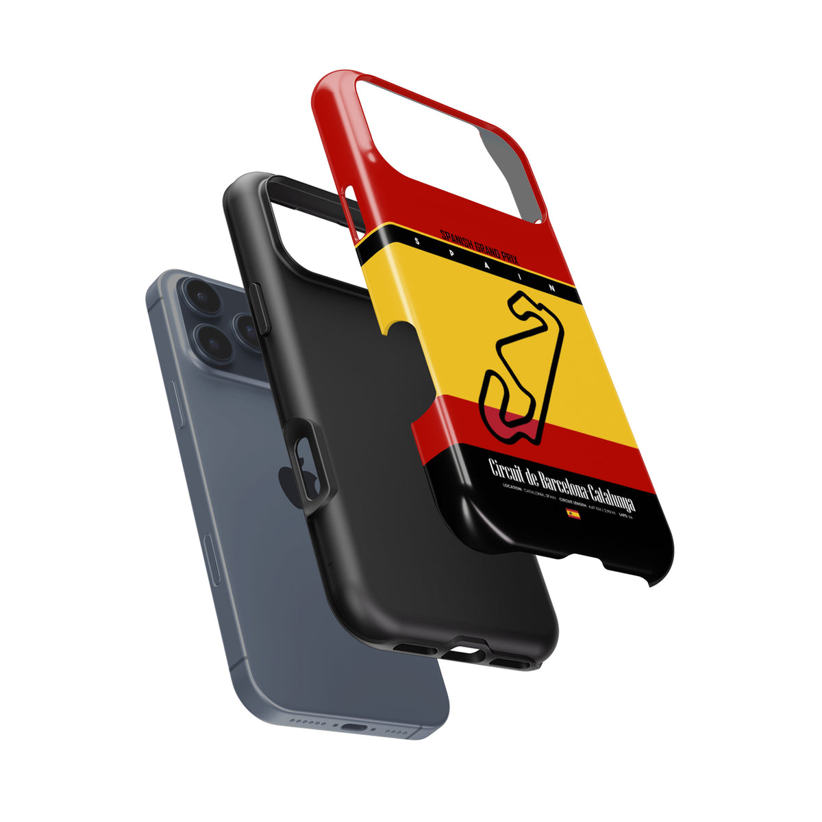 Spanish Grand Prix Track Map iPhone Case – For F1 Fans