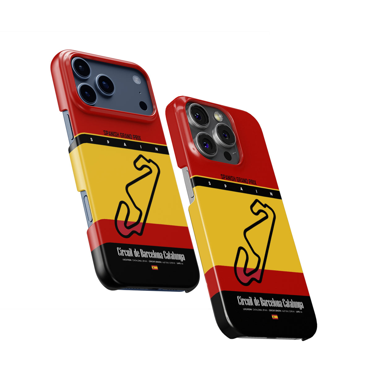 Spanish Grand Prix Track Map iPhone Case – For F1 Fans