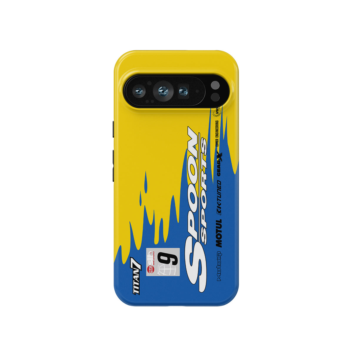 Spoon Sports Honda Civic FD2 Livery Google Phone Case by DIZZY