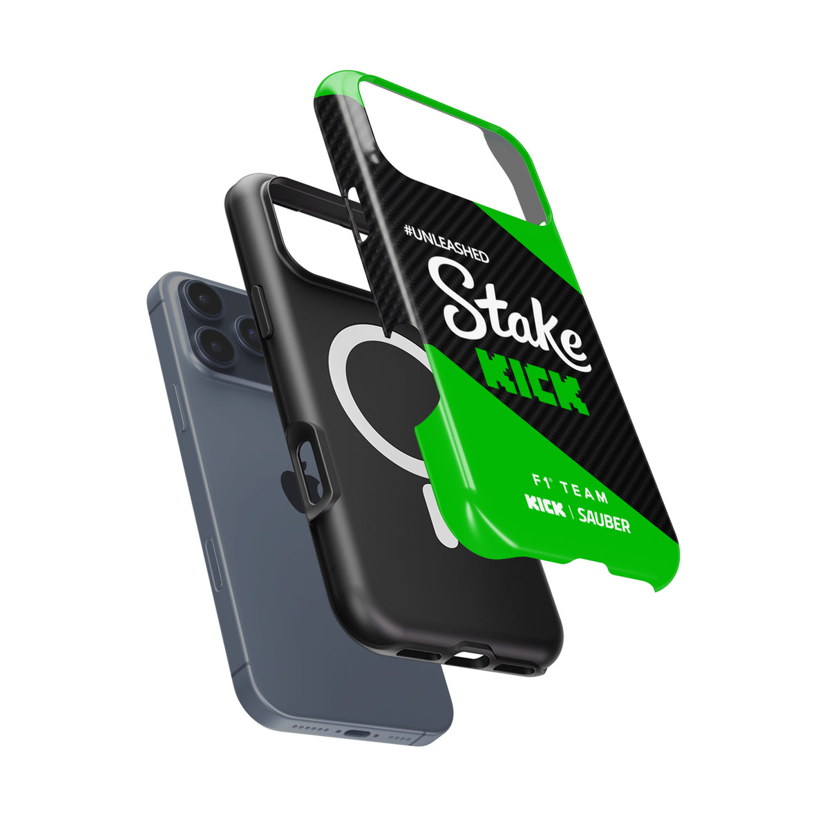 Stake F1 Sauber C44 Bottas Zhou Formula 1 racing iPhone case view 7