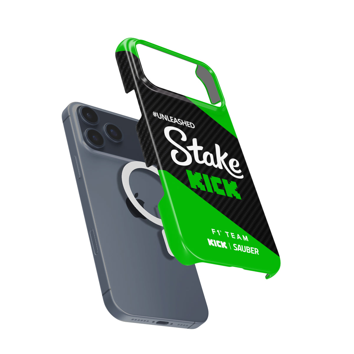Stake F1 Sauber C44 Bottas Zhou Formula 1 racing iPhone case view 4