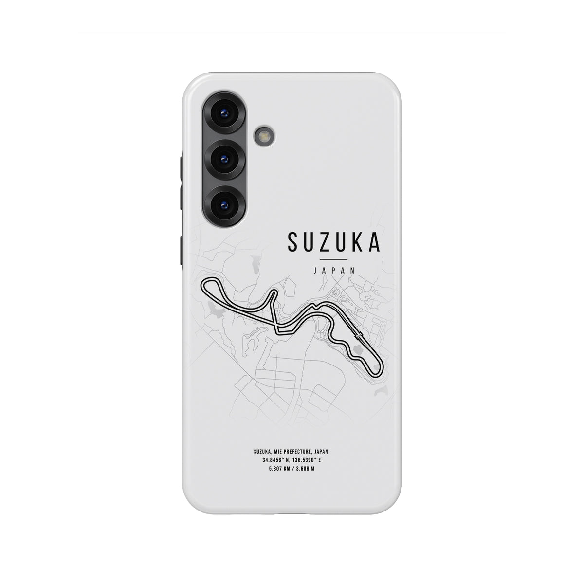 Suzuka Track Map Samsung Case – A Tribute to F1's Racing Legacy