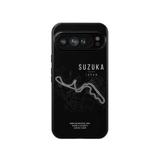 Suzuka F1 Track Map Google Phone Case