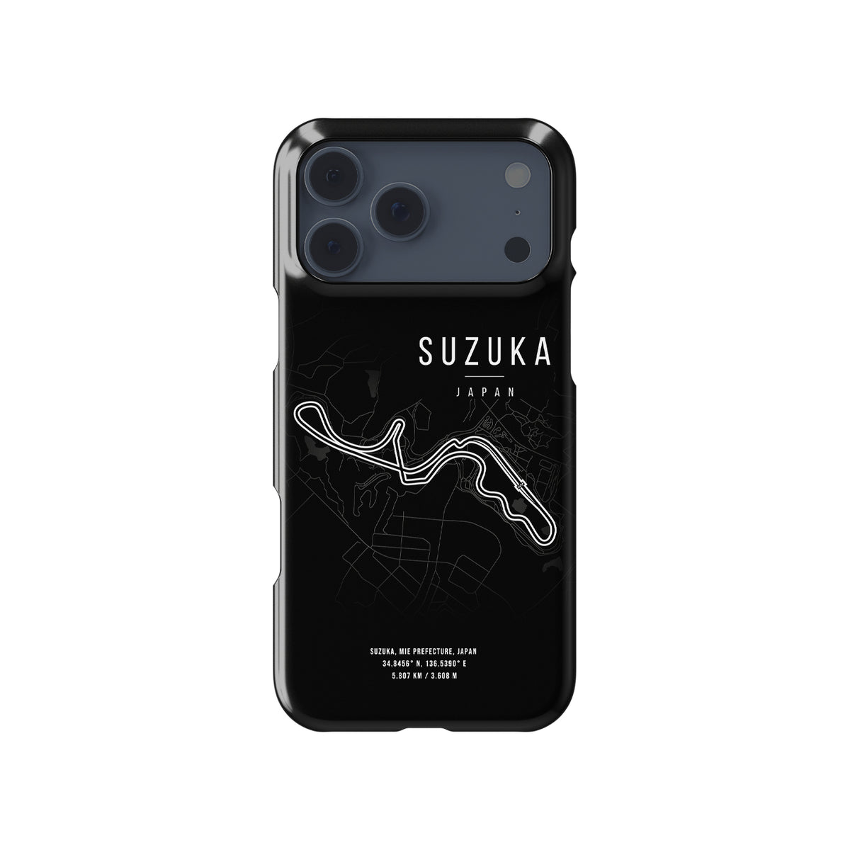 Suzuka F1 Track Map iPhone Case