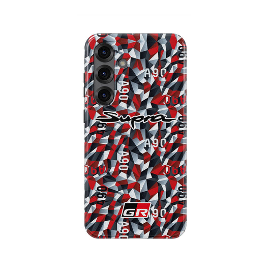 TOYOTA Supra A90 Prototype Livery Phone Case: Bold Racing Style & Protection