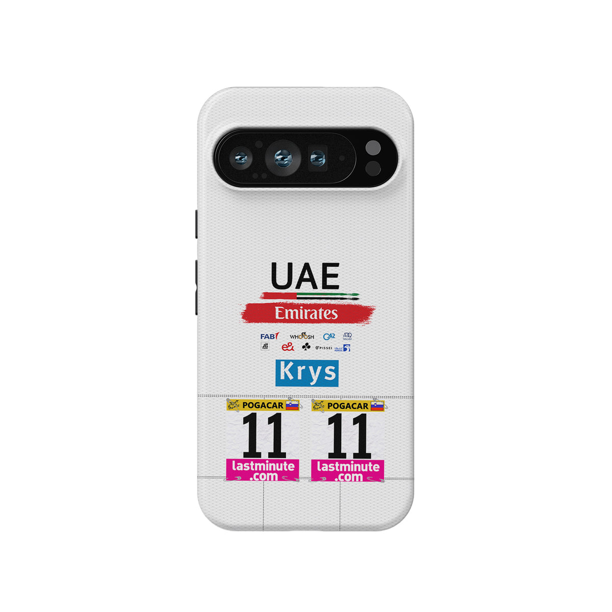Tadej Pogačar 2023 White Jersey Phone Case: Style & Protection