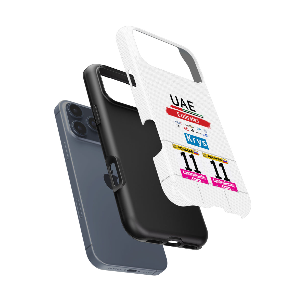 Tadej Pogačar 2023 White Jersey Phone Case: Style & Protection