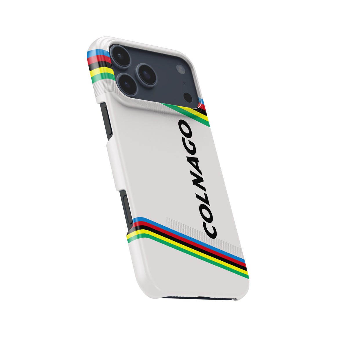 Tadej Pogačar Colnago V4RS UCI Road World Championships Rainbow Livery Phone Case – Apple