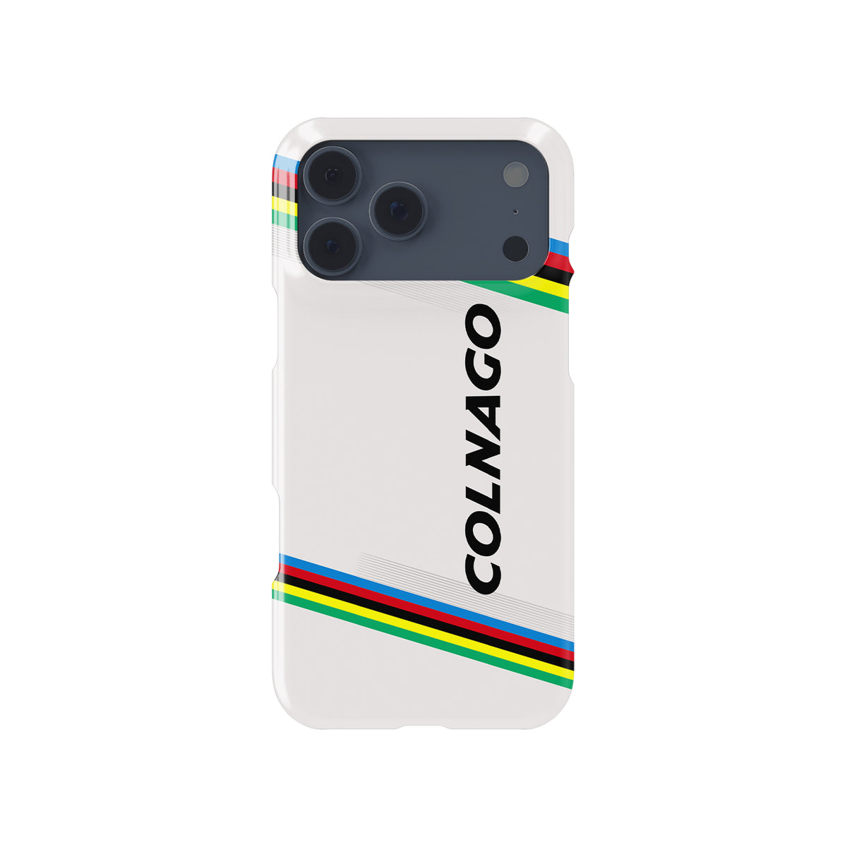 Tadej Pogačar Colnago V4RS UCI Road World Championships Rainbow Livery Phone Case – Apple