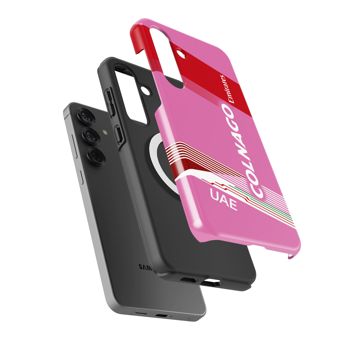 Tadej Pogačar 2024 Giro d’Italia Pink Bike Livery Phone Case – Colnago V4Rs Tribute (for Samsung)