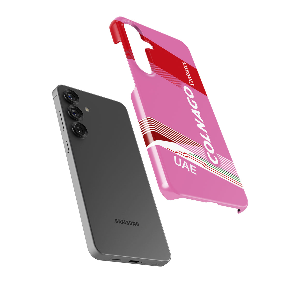 Tadej Pogačar 2024 Giro d’Italia Pink Bike Livery Phone Case – Colnago V4Rs Tribute (for Samsung)