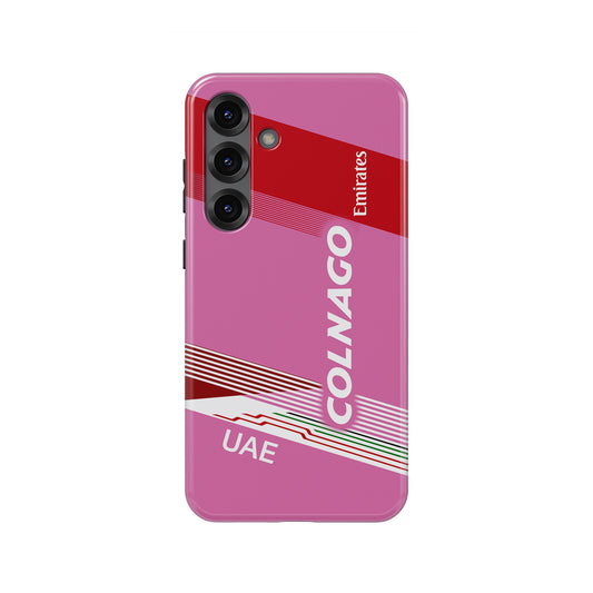 Tadej Pogačar 2024 Giro d’Italia Pink Bike Livery Phone Case – Colnago V4Rs Tribute (for Samsung)
