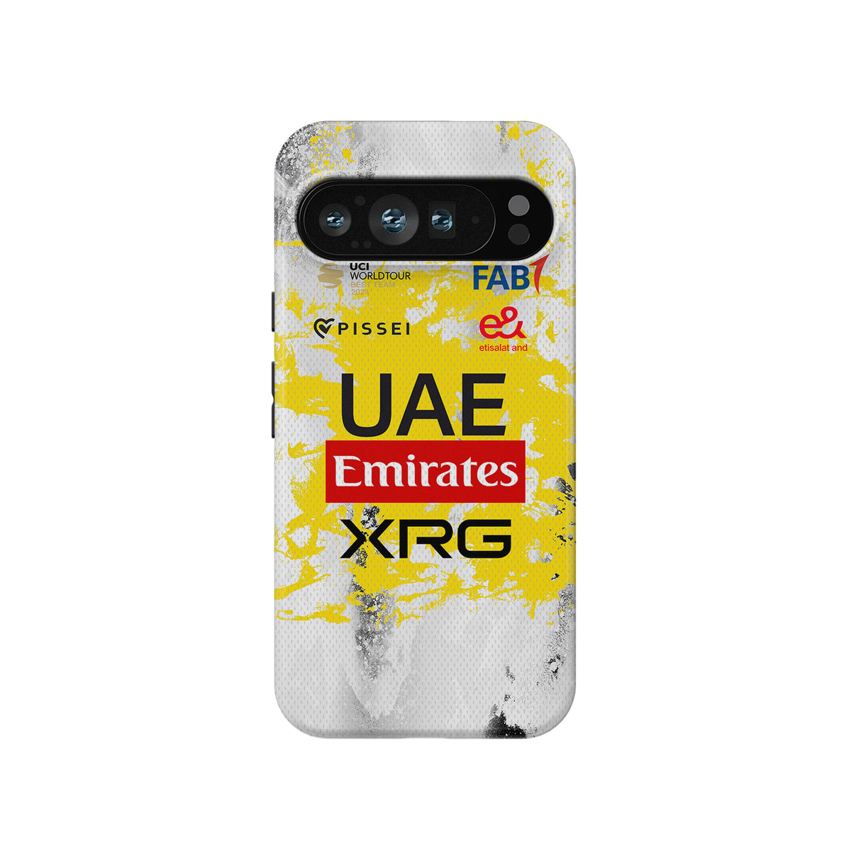 Tadej Pogačar 2025 Tour de France Phone Case – UAE Yellow Jersey Tribute (Pixel, OnePlus, Xiaomi, Huawei)