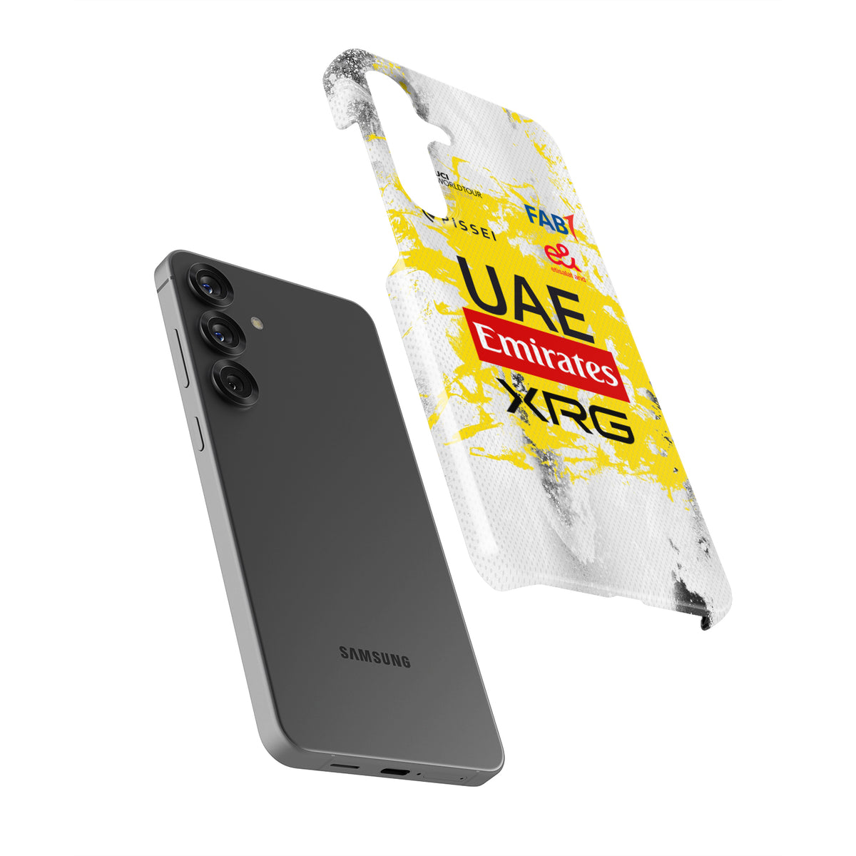 Tadej Pogačar 2025 Tour de France Phone Case – UAE Yellow Jersey Tribute (for Samsung)