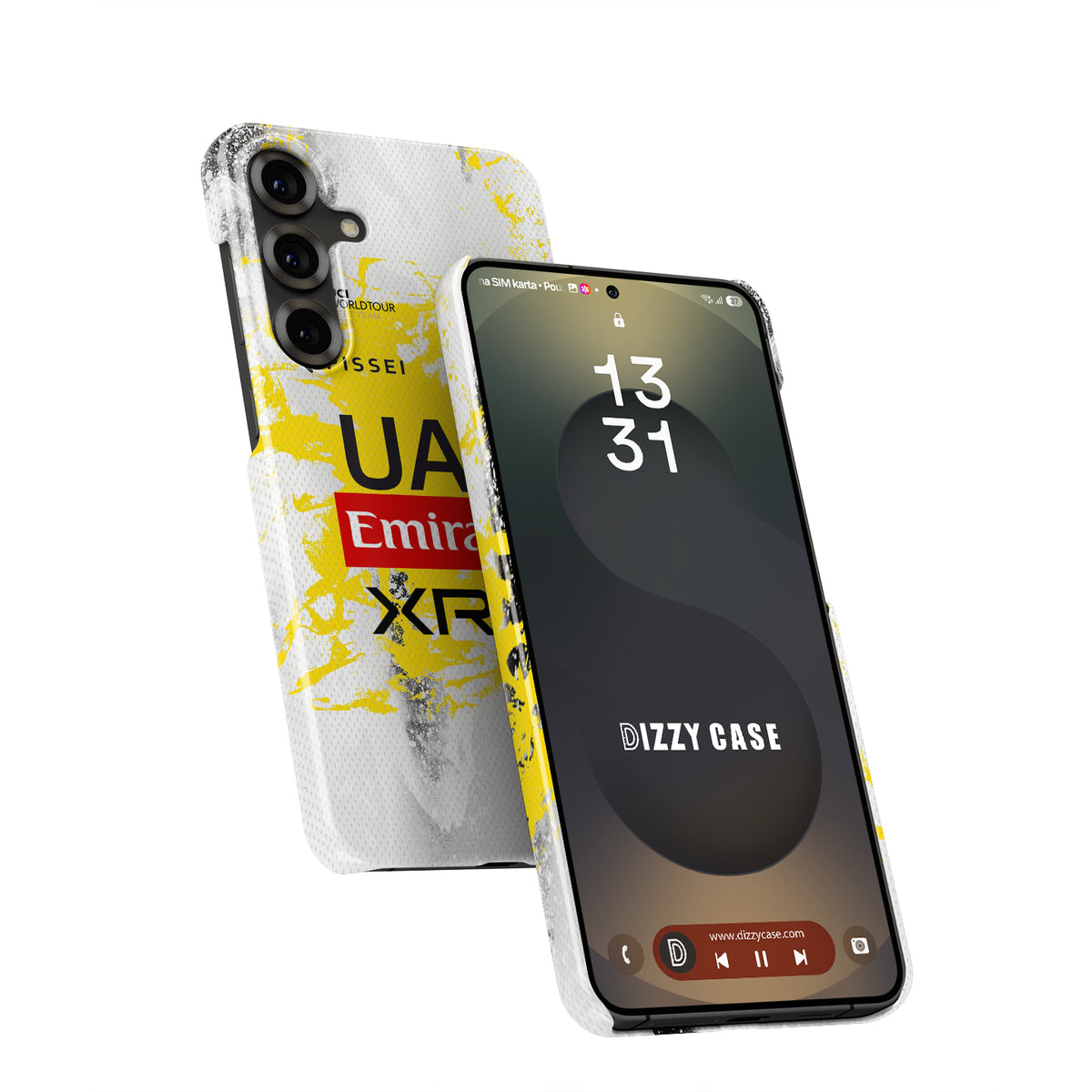 Tadej Pogačar 2025 Tour de France Phone Case – UAE Yellow Jersey Tribute (for Samsung)