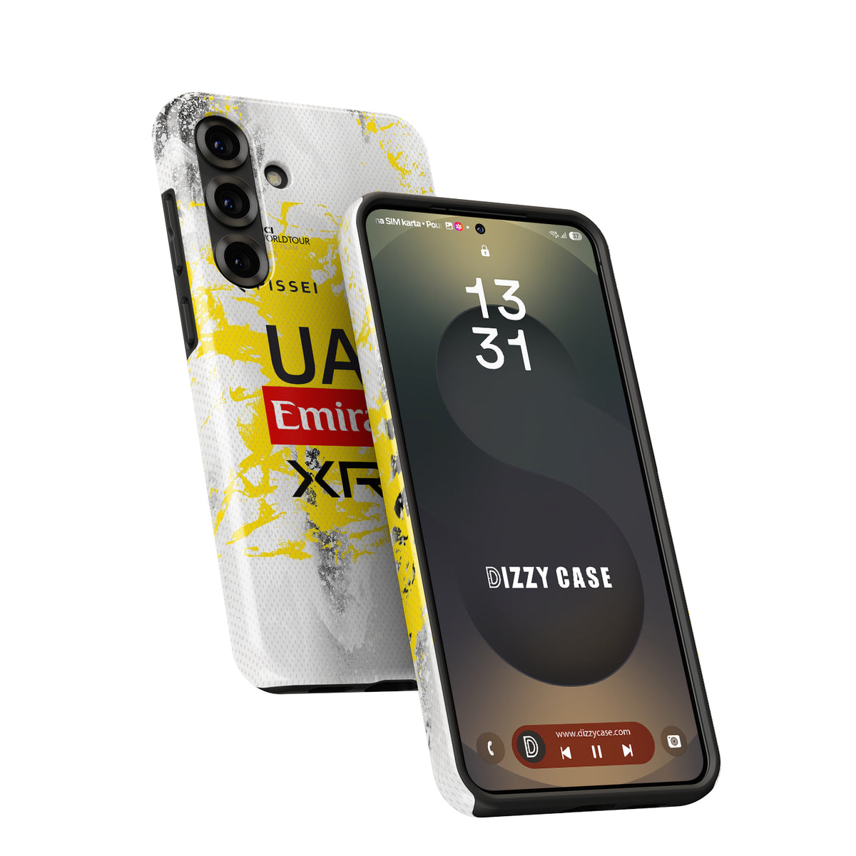 Tadej Pogačar 2025 Tour de France Phone Case – UAE Yellow Jersey Tribute (for Samsung)