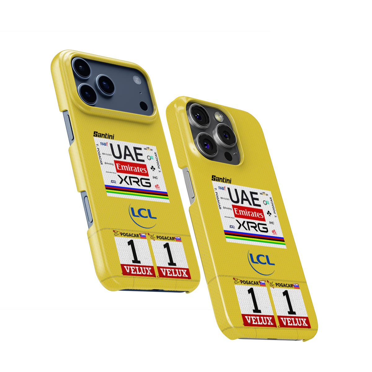 Tadej Pogačar 2025 Tour de France Yellow Jersey Phone Case – Leader’s Tribute Design (for iPhone)