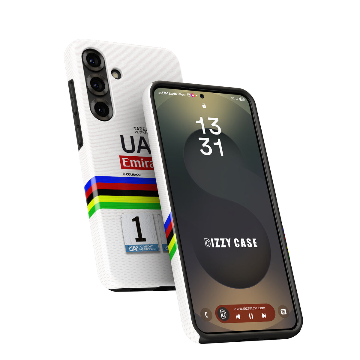 Tadej Pogačar Rainbow Jersey Tour of Lombardy Phone Case – Samsung Models