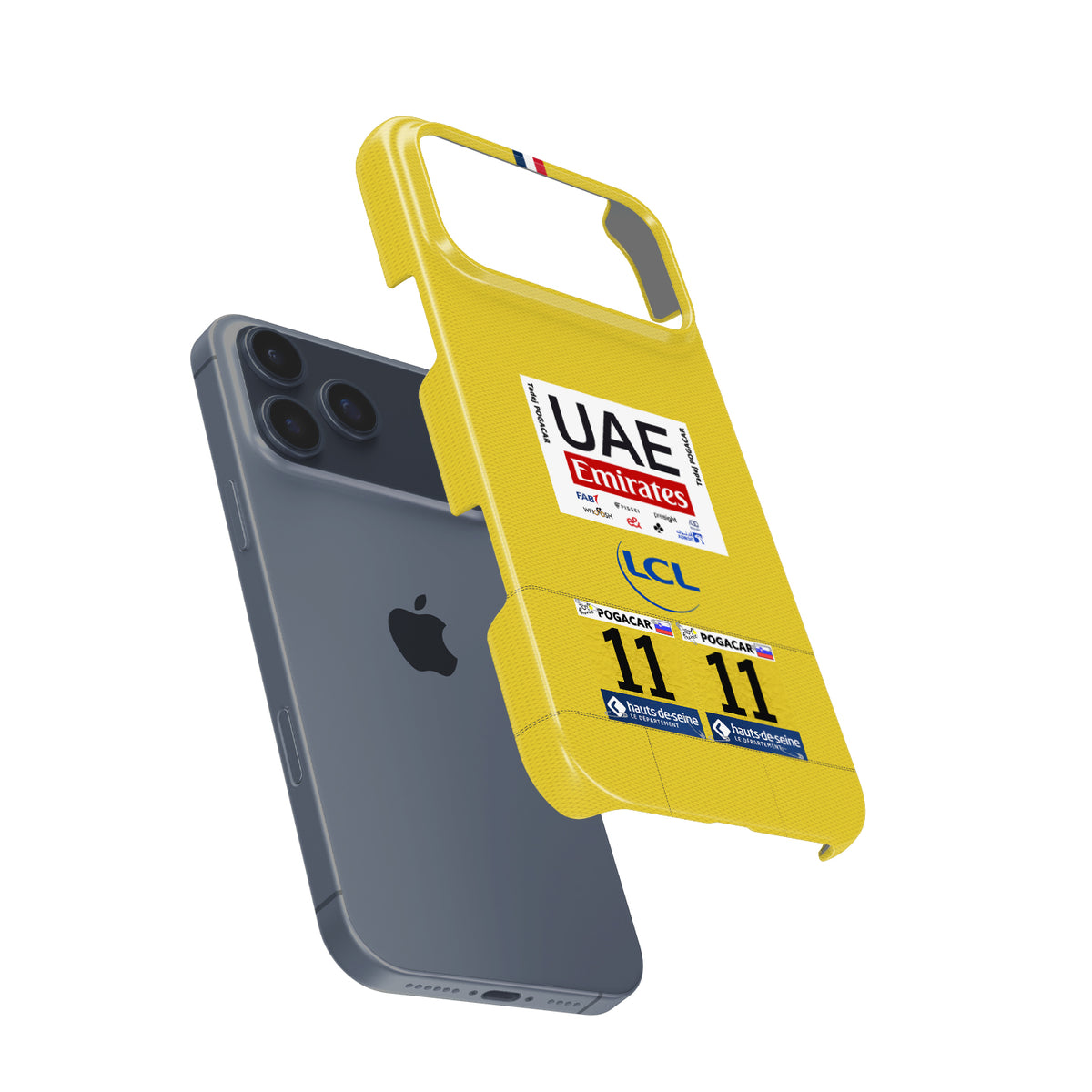 Tadej Pogacar 2024 Tour de France Yellow Jersey Phone Case by DIZZY