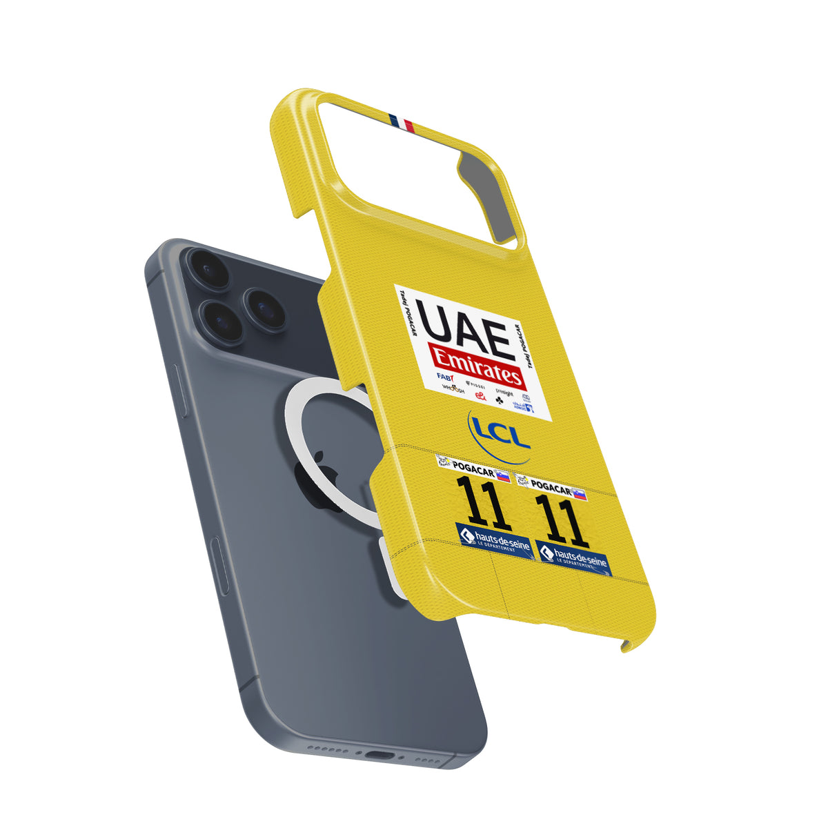 Tadej Pogacar 2024 Tour de France Yellow Jersey Phone Case by DIZZY