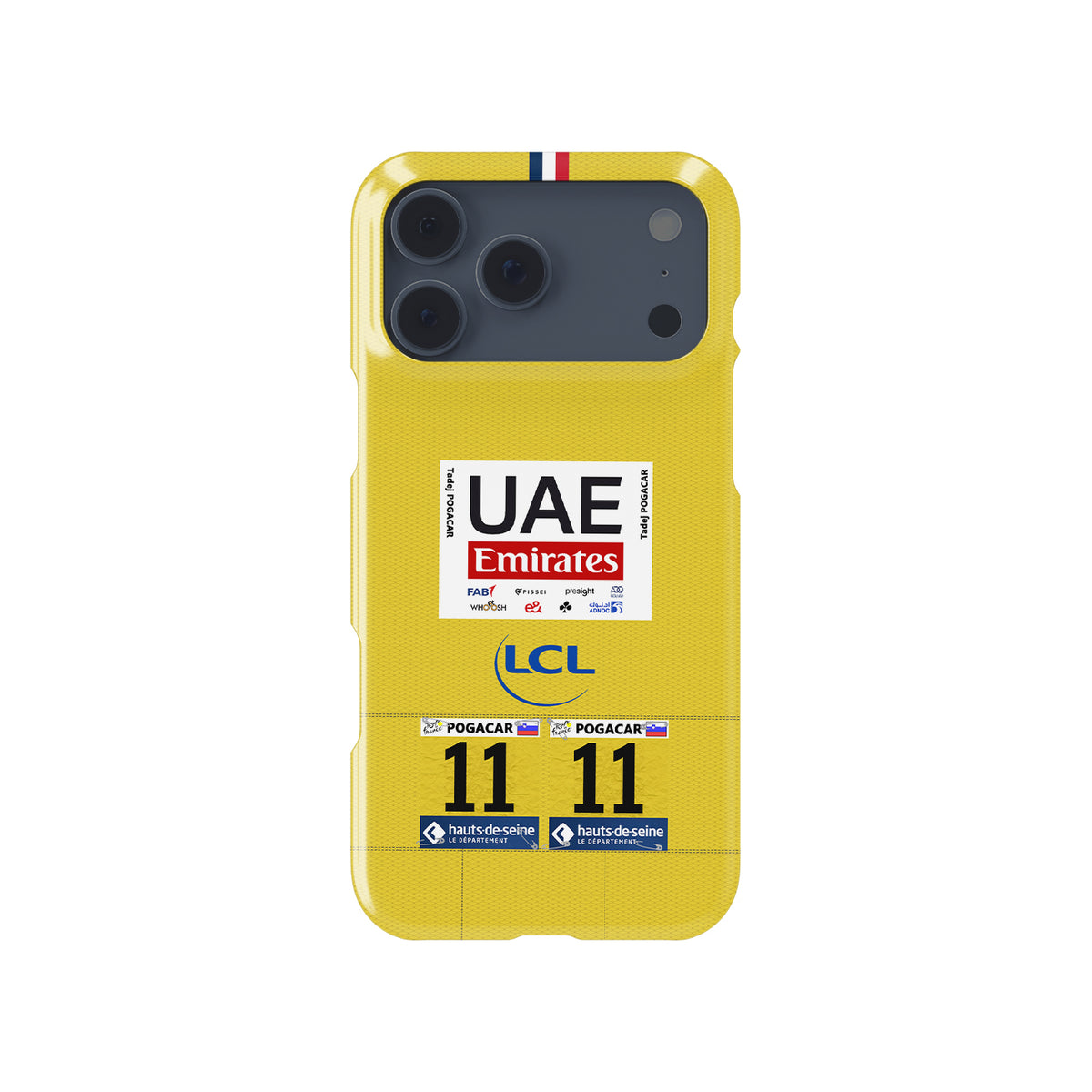 Tadej Pogacar 2024 Tour de France Yellow Jersey Phone Case by DIZZY