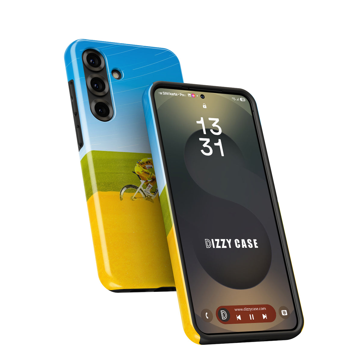 Tadej Pogačar “Solo in Yellow” Phone Case – Tour de France 2025 Edition for Samsung Galaxy