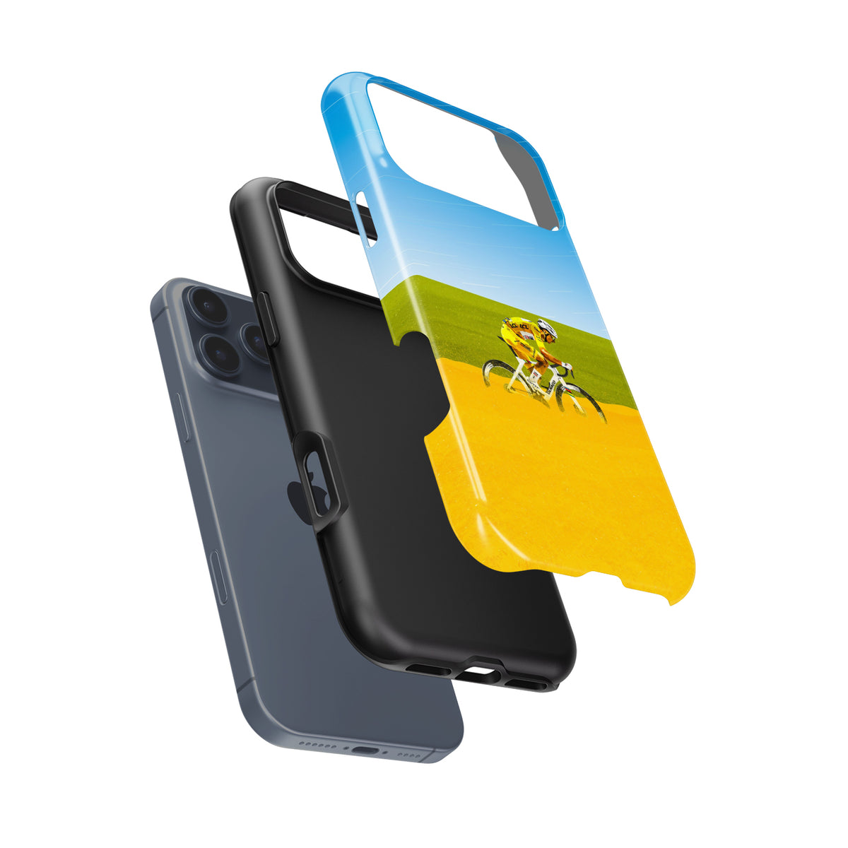 Tadej Pogačar “Solo in Yellow” Phone Case – Tour de France 2025 Edition for iPhone