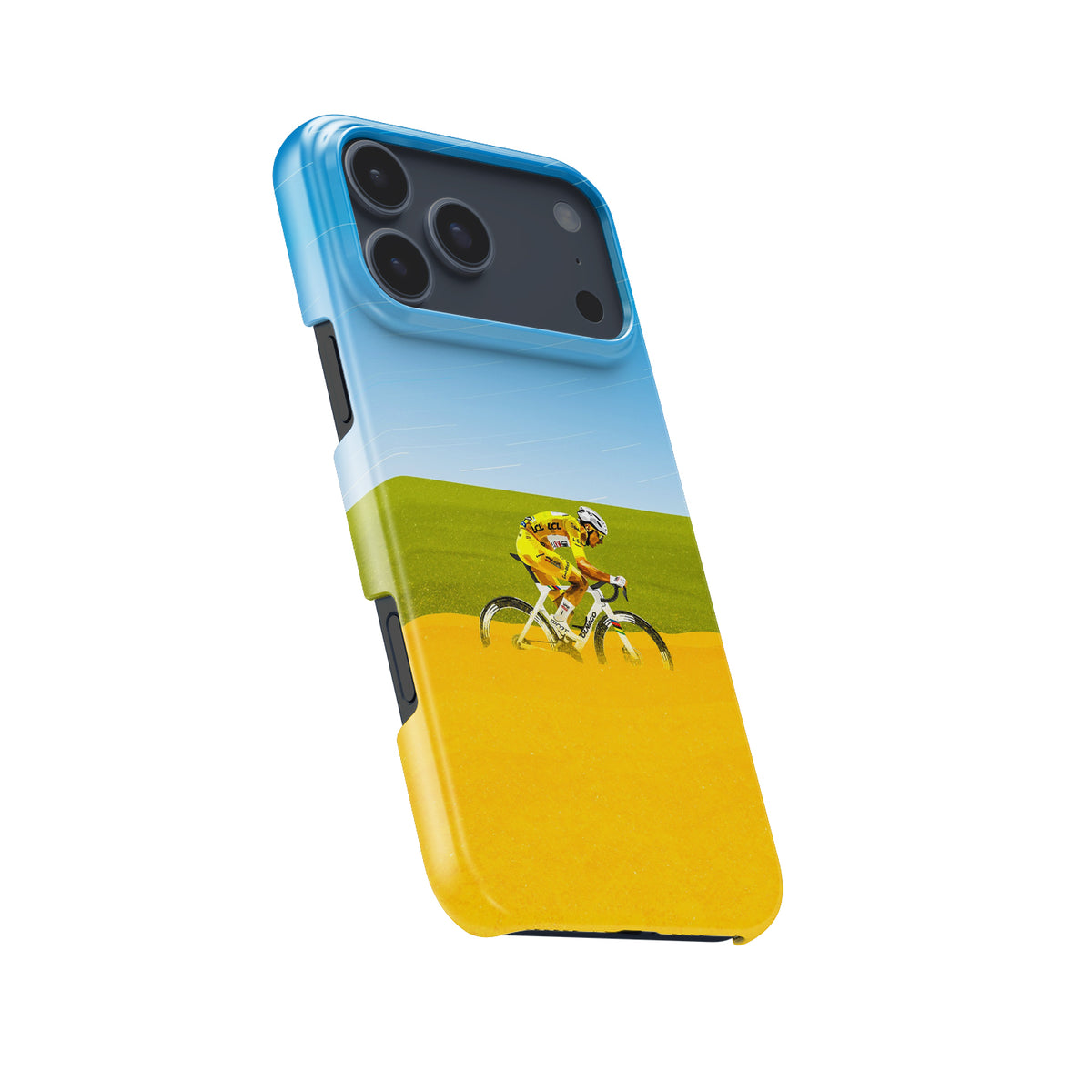 Tadej Pogačar “Solo in Yellow” Phone Case – Tour de France 2025 Edition for iPhone