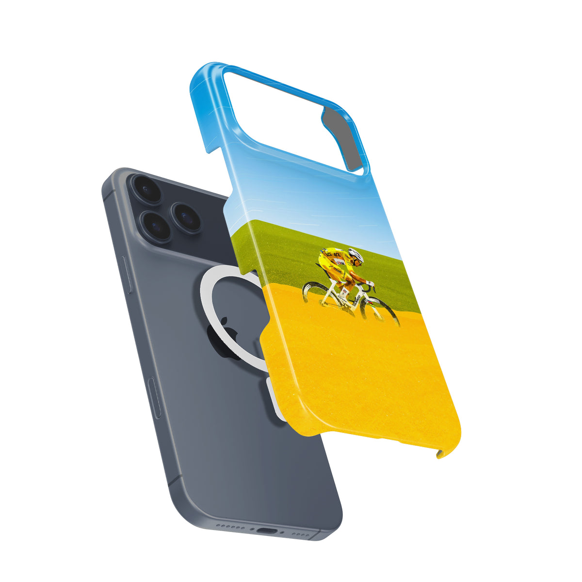 Tadej Pogačar “Solo in Yellow” Phone Case – Tour de France 2025 Edition for iPhone